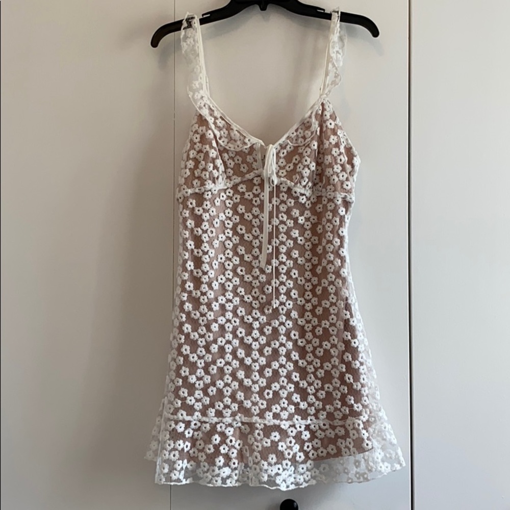 JUST ME Cute white dress